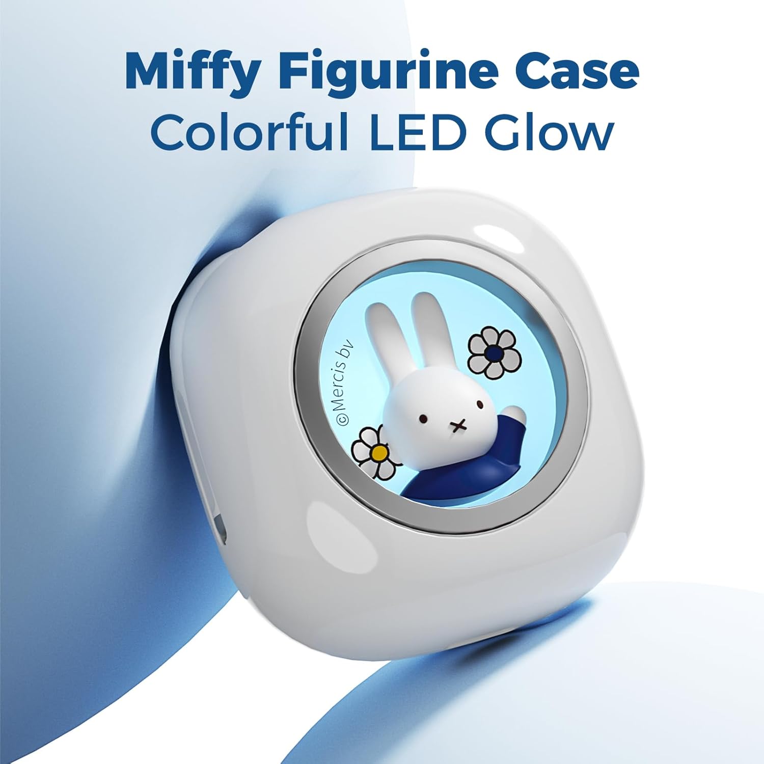 Miffy Bluetooth 5.3 Earbuds-Pro - IPX5 Waterproof, Touch Controls, 30H Playtime.(Blue)
