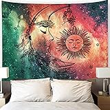 ★ Buen material: el tapiz colorido para colgar en la pared está hecho de poliéster. Ligero, suave, cómodo, agradable al tacto, duradero, de secado rápido y no se decolora. Por lo tanto, hará que tu habitación sea fantástica