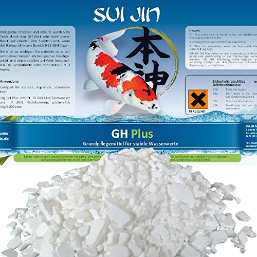 SUI JIN Teichprodukte GH Plus - 25 kg FLOCKEN Gesamthärte Wasseraufbereiter Cover