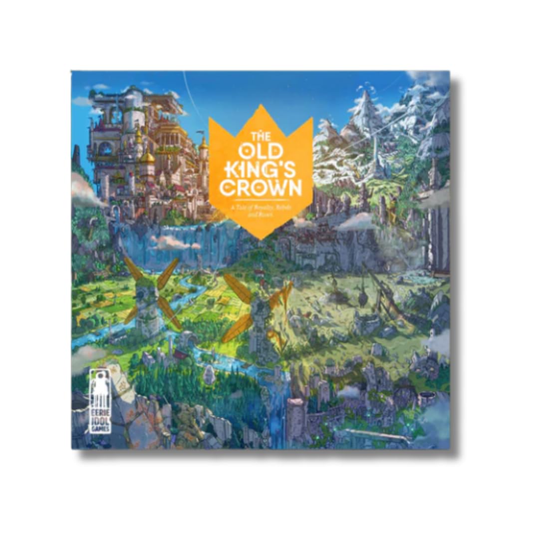 Eerie Idol Games | The Old King's Crown | Board Game, Strategy Area Control And Faction Warfare Gameplay, Modular Board, High Replayability | 1 To 4 Players | 60 To 90 Minutes