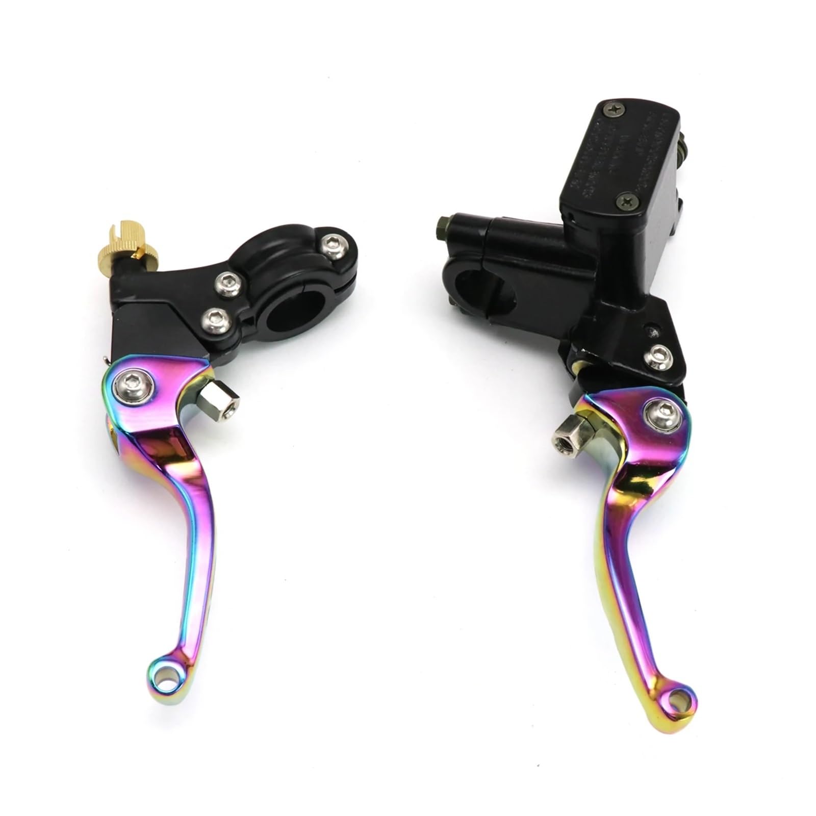Ywqjiopm Type A01 Motorcycle Brake Clutch Lever Motorcycle 7/8" 22Mm Handlebar Brake Master Cylinder Clutch Lever Left & Right Set Motorcycle Brake Clutch Levers