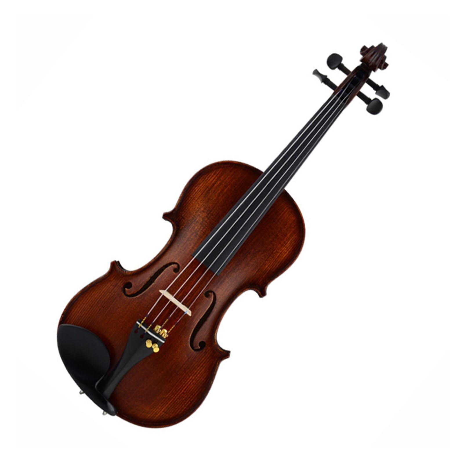 Strumento Musicale Professionale 4/4 Per Adulti Violino In Ebano Con Corde Violino
