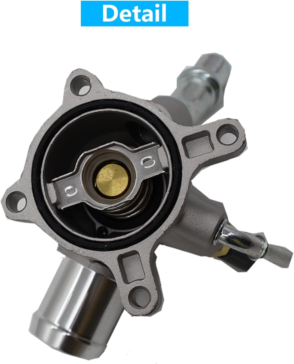 Thermostat Housing for Jeep Renegade Compass Cherokee for Chrysler 200 for Dodge Dart Replace 05047861AD 5047263AB 5047263AC 5047772AB 5047861AA 5047861AB 5047861AC