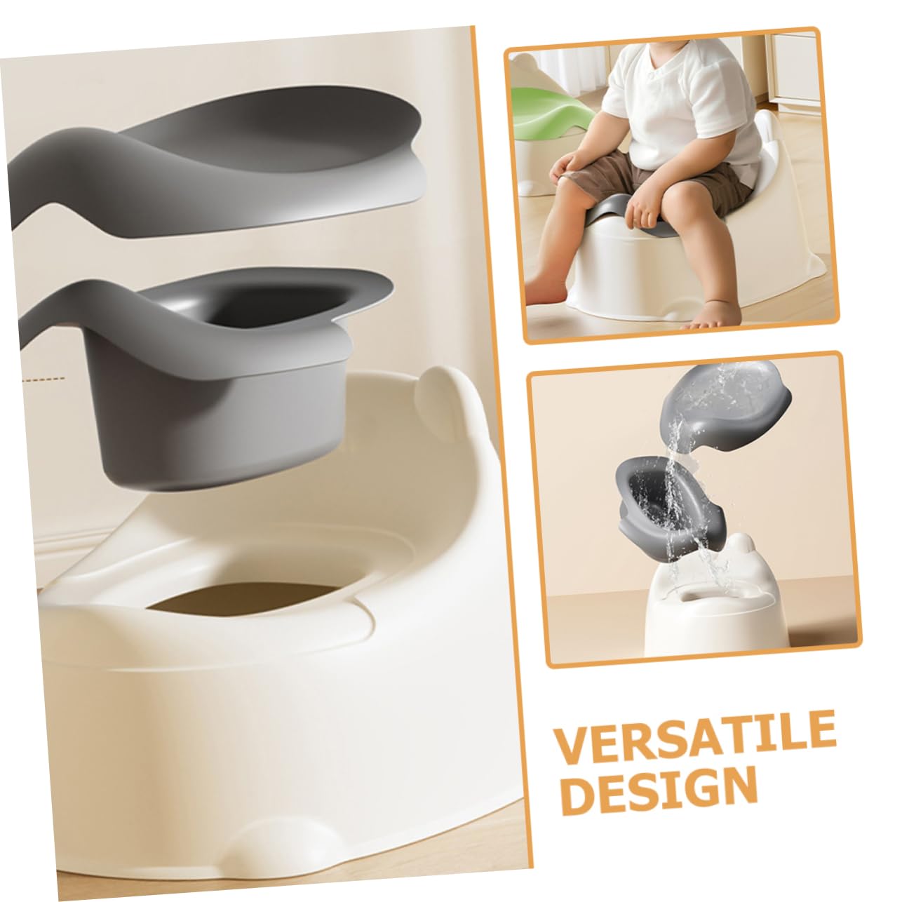 MOLUCKFU Potty Seat Toddler Toilet Portable Training Potty for Boys and Girls Sturdy Safe Easy to Carry