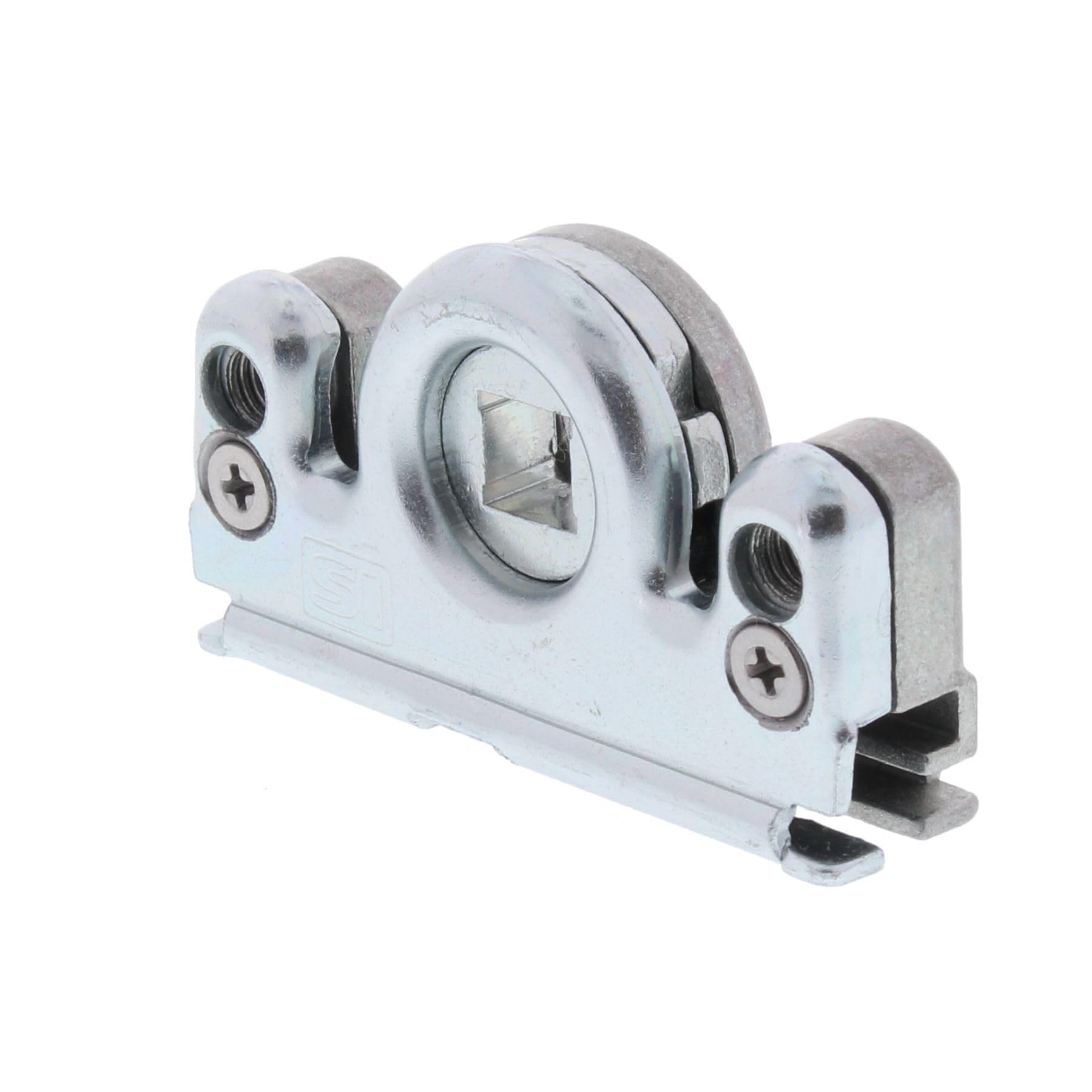 Siegenia Schneckengehäuse Dornmaß 16mm für Fenstergetriebe 3 und 23, Schneckengetriebe schraubbar mit QPlus24 Upgrade