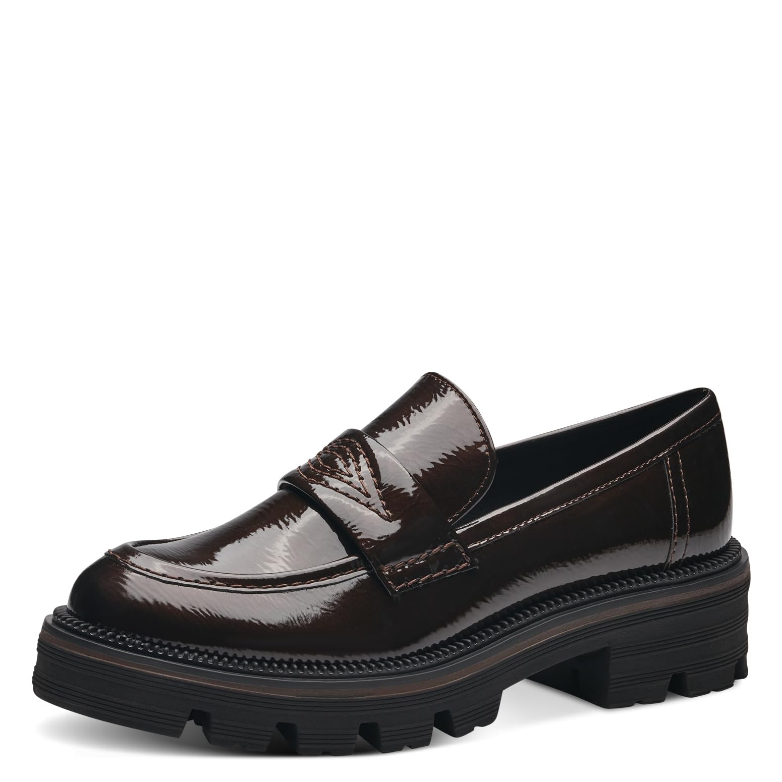 MARCO TOZZI Women's 2-24709-41 Slipper, Mocca Patent, 5