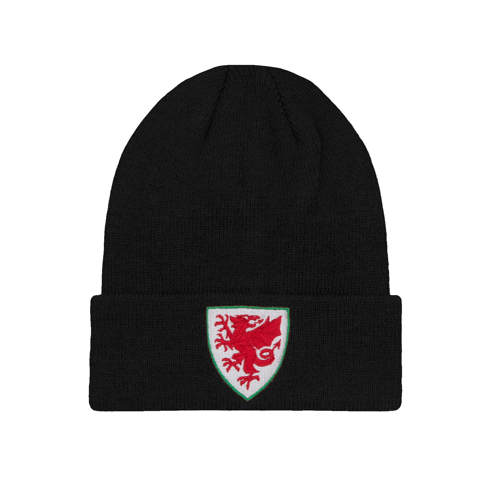 FA Wales Bucket Hat - Bobble Hat - Jet Black