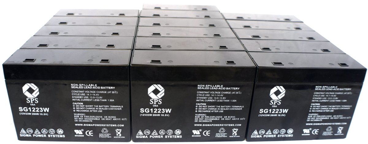 SPSBrand 1223W Replacement Battery for CSB HC1221WP (16 Pack)