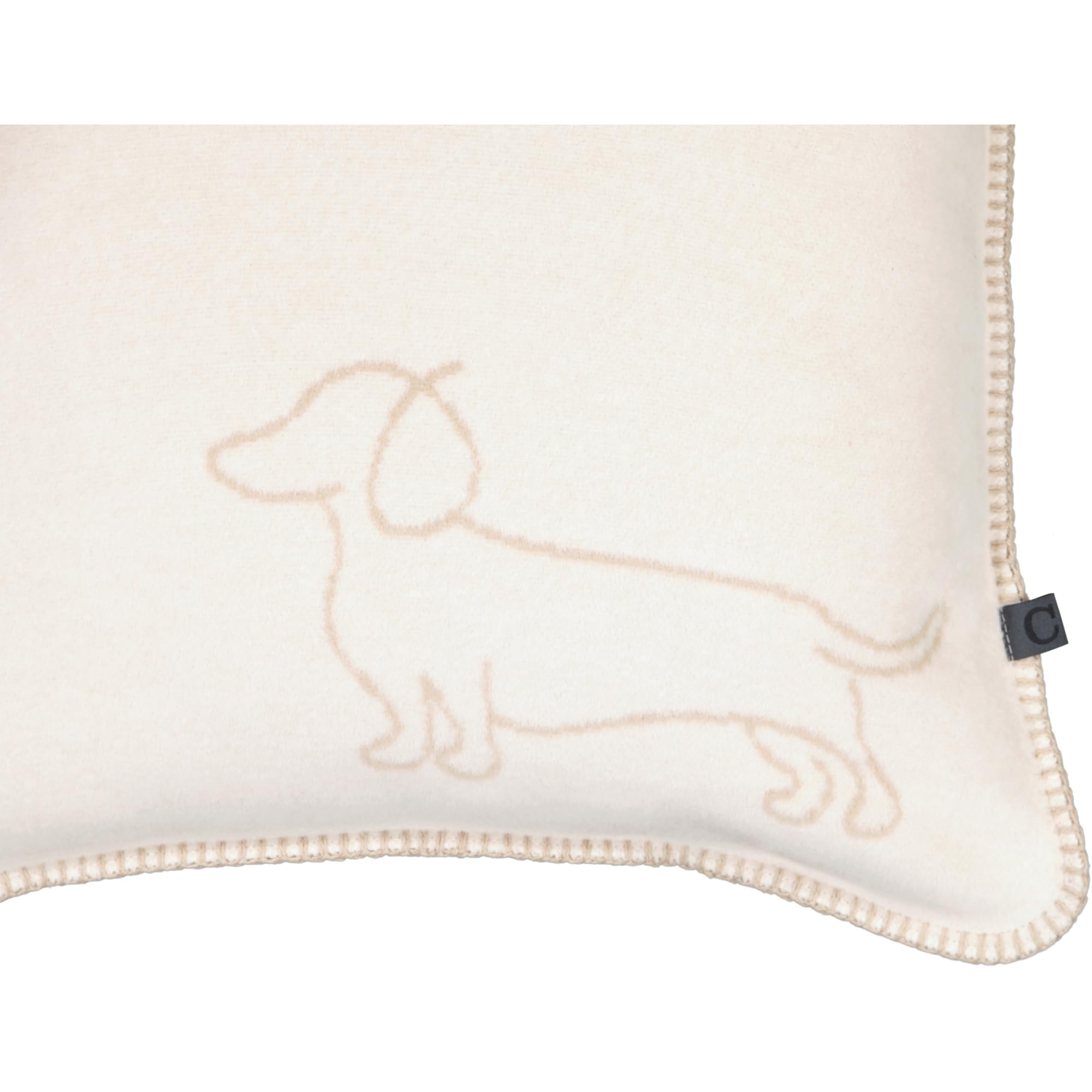 Cawö Kissenhüllen WE Love Dogs Companion 62480 Natur/beige - 33