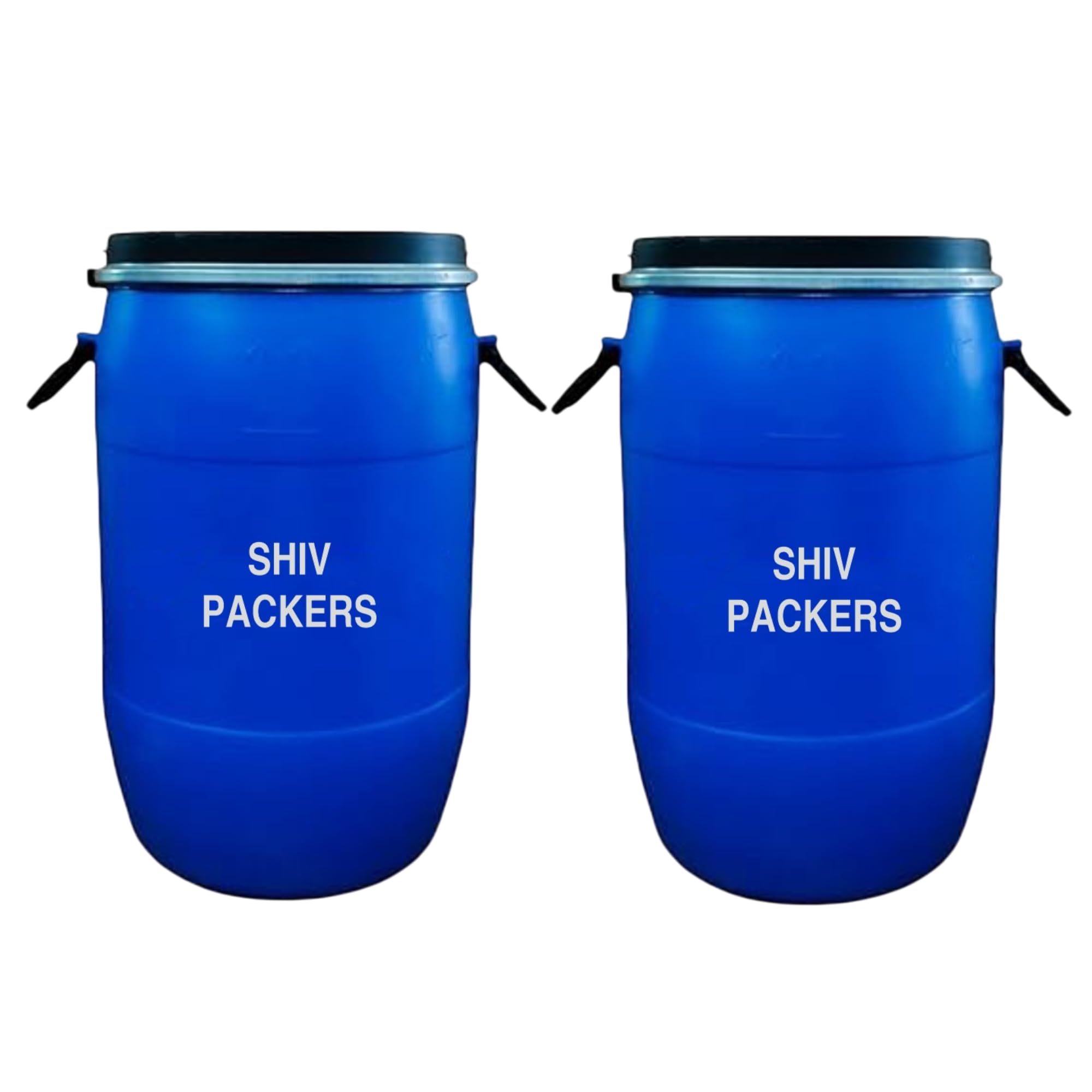 Shiv Packers | Water Storage Drum | Unbreakable | Blue PVC | Chemical Storage Plastic| Leak Proof Round Cap (50 LTR, 1, Piece)-image-30