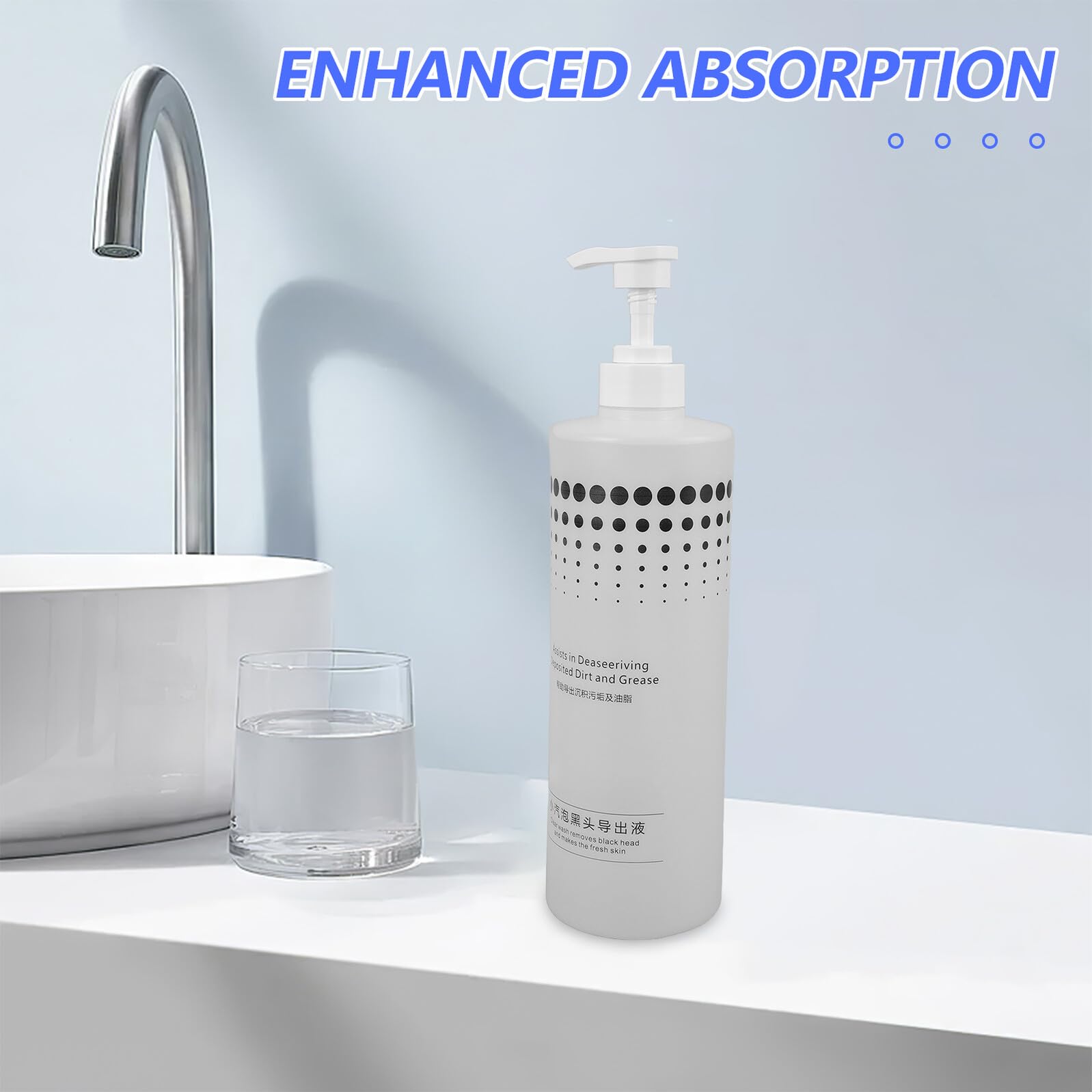 Salon-use Korean Blackhead Treatment Liquid for Nose And Chin Pore Cleanser for Women Deep Cleansing Face Cleanser for Oily And Sensitive Skin