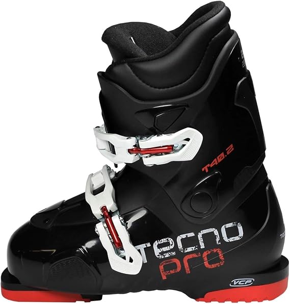 TECNOPRO T40.2 Junior Alpine Ski Boots - Easy Entry, Comfort, Warm Liner - 23.5-25.5 (25.0)