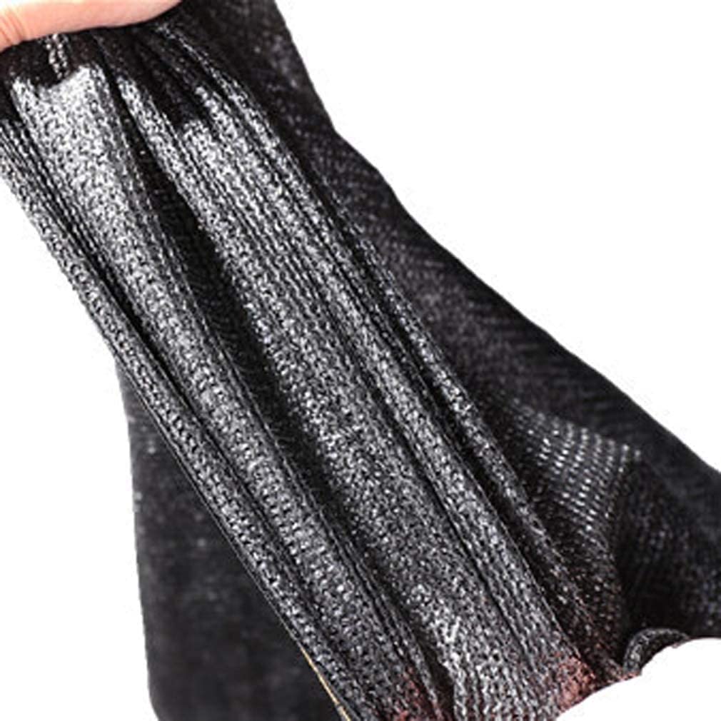 Paño de sombra negro resistente a los rayos UV para plantas, red de malla de 33 x 33 pies con ojales, cubierta de jardín para flores y verduras de patio