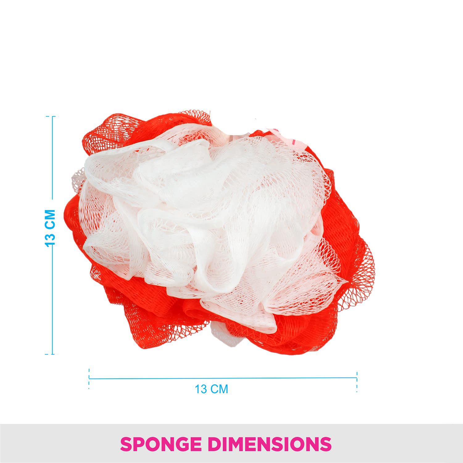 Vega Fluffy Sponge & VEGA Round Brush For Men & Women, (R3-RB), Color May Vary 1