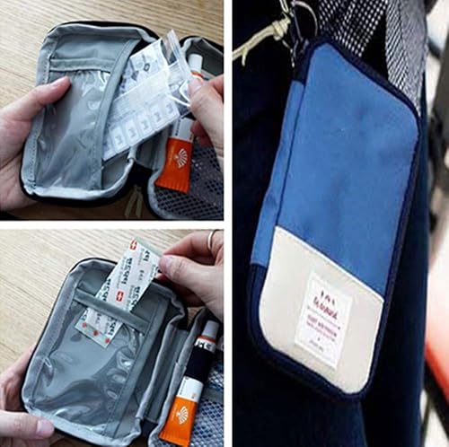 Miniatura 8 de King&Pig Bolsa de primeros auxilios vacía portátil Kit de bolsa de emergencia médica para oficina en casa Bolsa de rescate de viaje Paquete médico