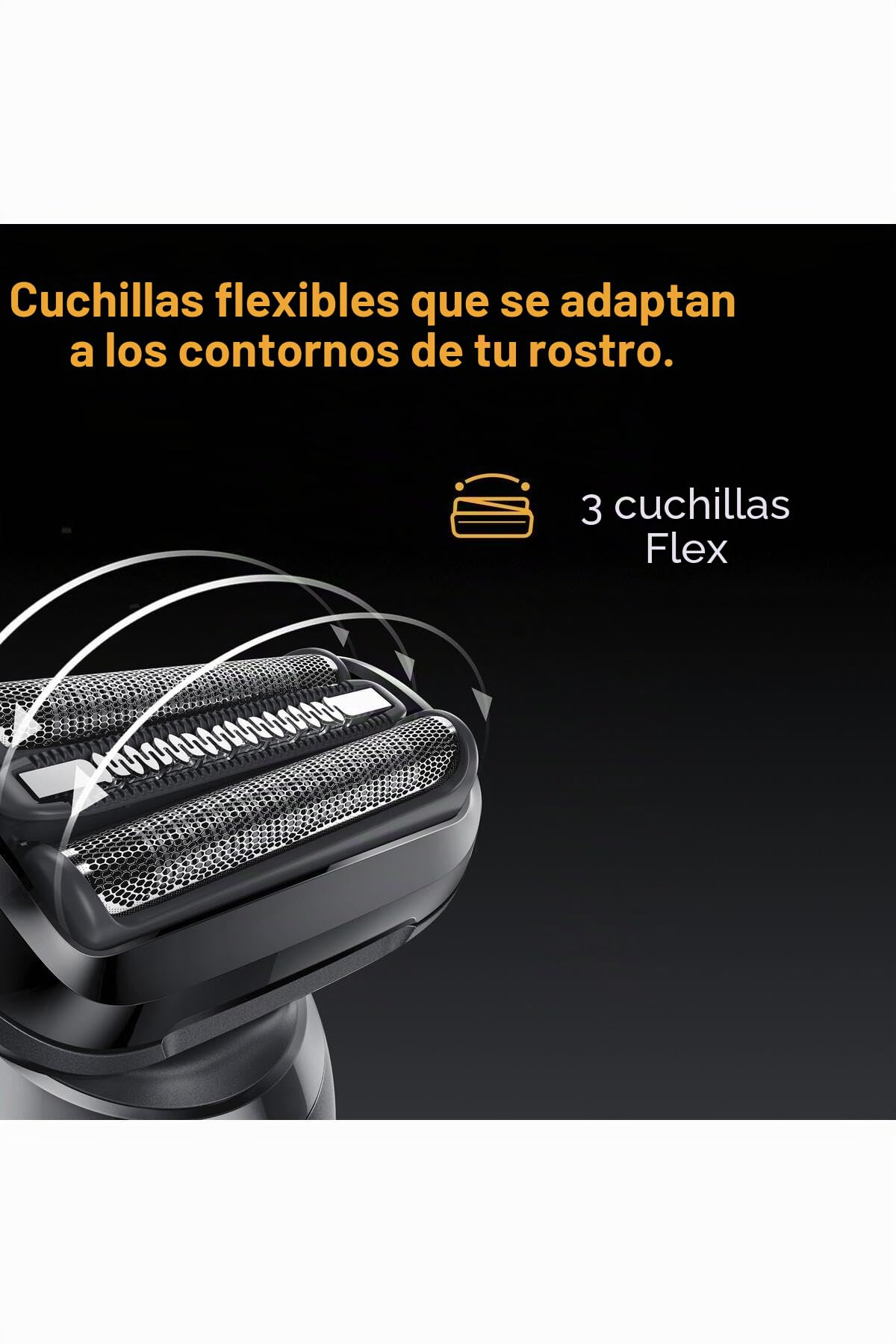 Braun Serie 5 Afeitadora Eléctrica, Hasta 50 Minutos, Cabezal de Recortadora de Precisión, Wireless para Hombre, Afeitadora en Húmedo y Seco, 100% Impermeable, 52-N1200S, Negro
