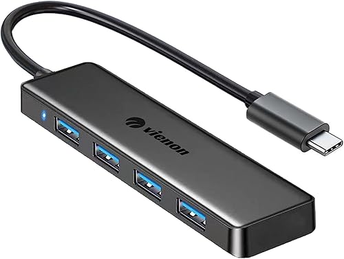 Miniatura 8 de Hub USB, VIENON Hub USB de 4 Puertos USB 3.0 Hub USB Divisor Expansor USB para Portátil, Xbox, PS4/5, Unidad Flash, Disco Duro, Consola, Impresora,