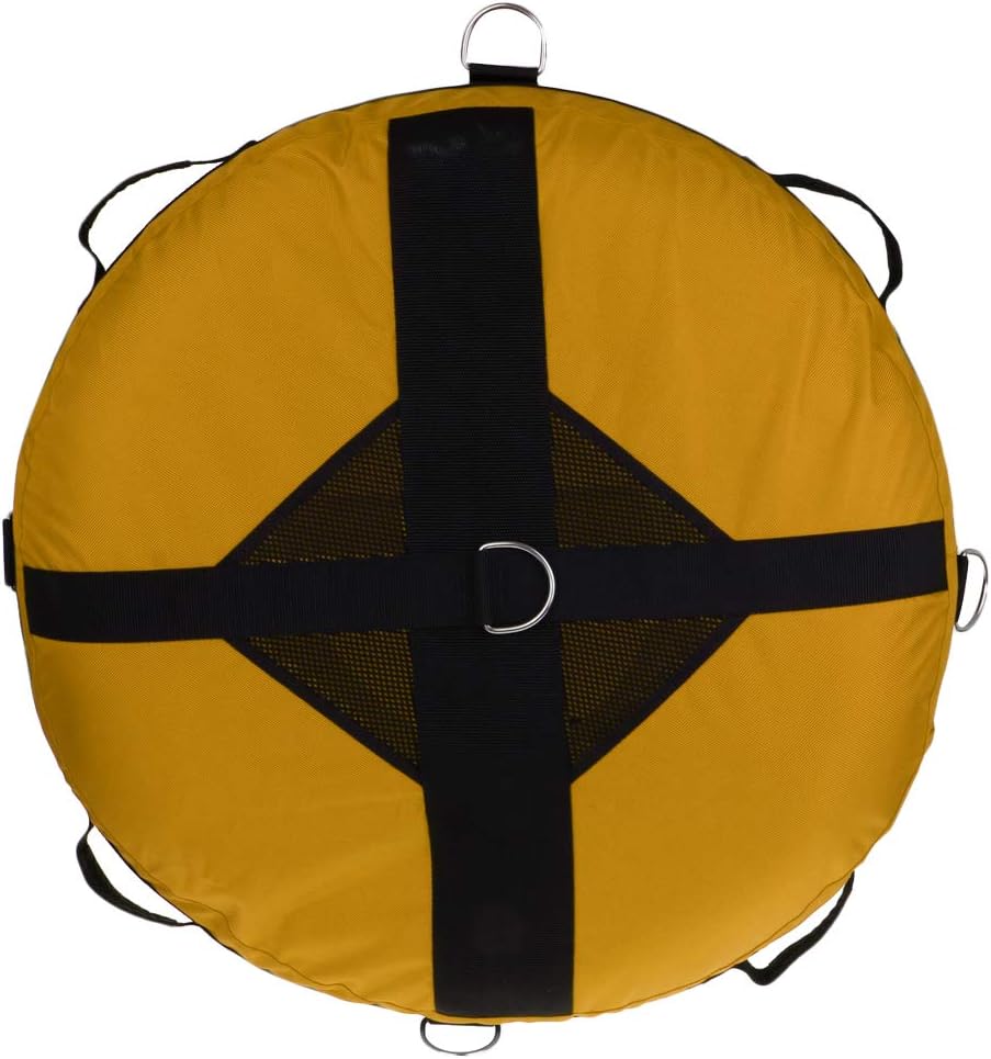 Heavy Duty Scuba Diving Freediving Diver Snorkeling Spearfishing Surface Marker Buoy/Safety Buoyancy Signal Float Gear Equipment, Yellow