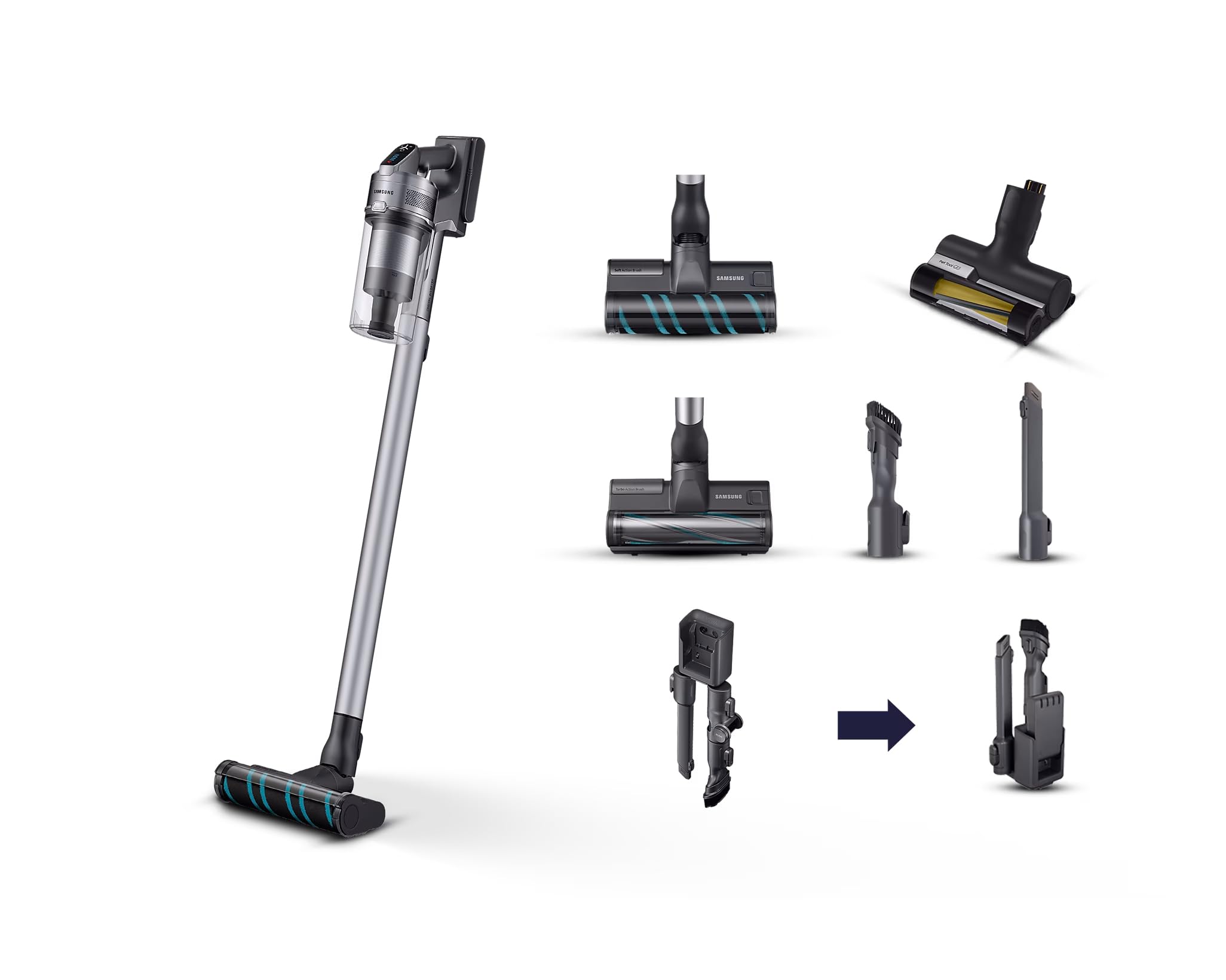 aspirapolvere cordless jet 75w 60 min batteria