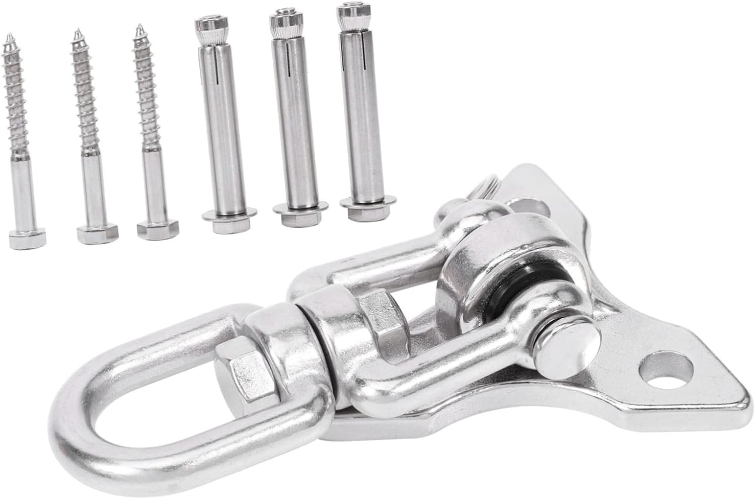 Stainless Steel Rotating Swing Buckle Swing Chain Hooks Heavy Duty Professional Hammock Hanging Hook