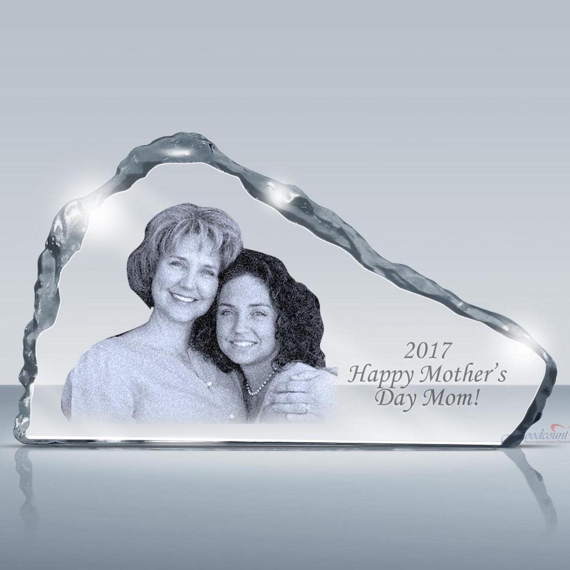 Amazon.com - Goodcount Personalized 2D Photo Etched Crystal