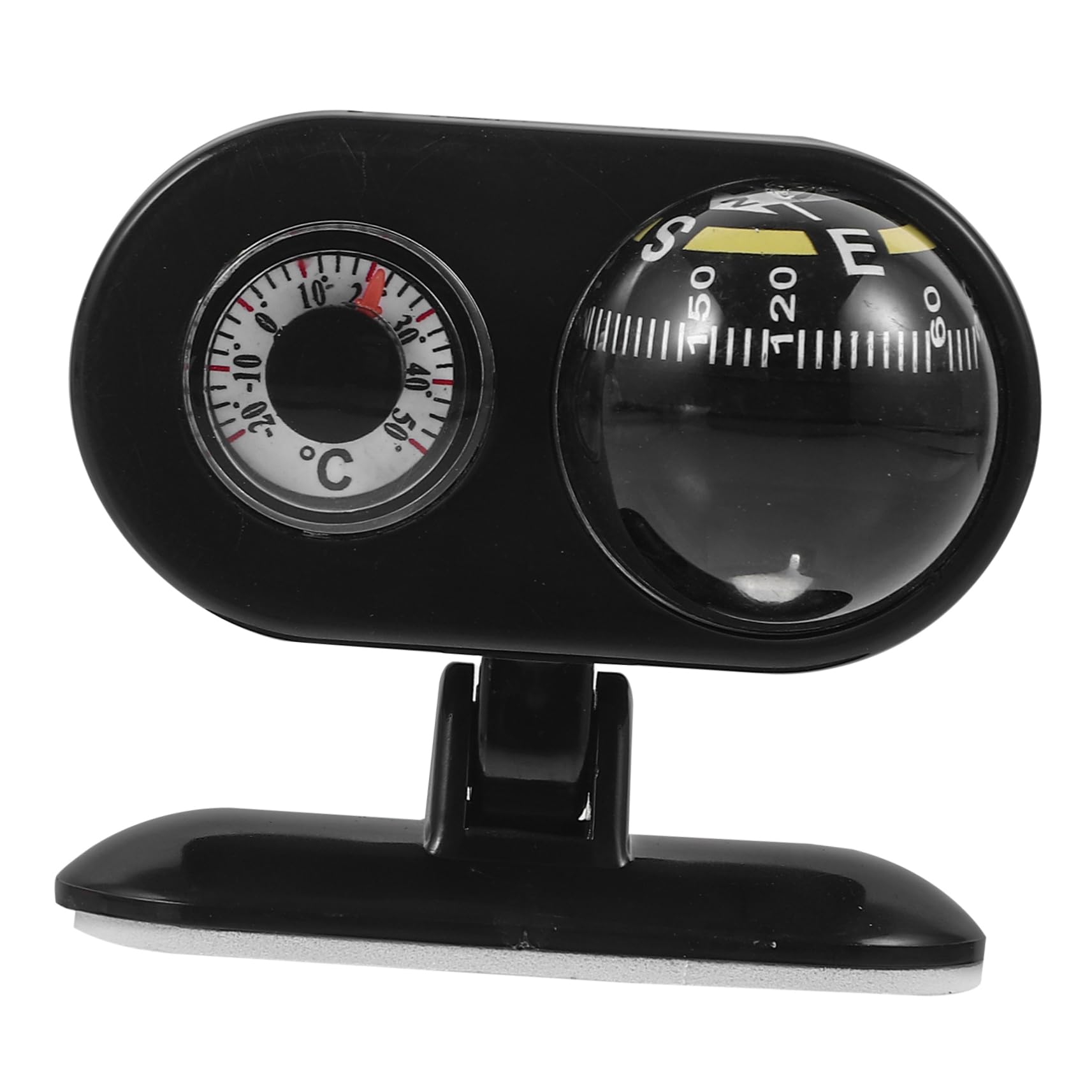 Happyyami Car Dashboard Compass Portable Thermometer for Cars Boats and High- Tool for Outdoor Adventures and Road Trips