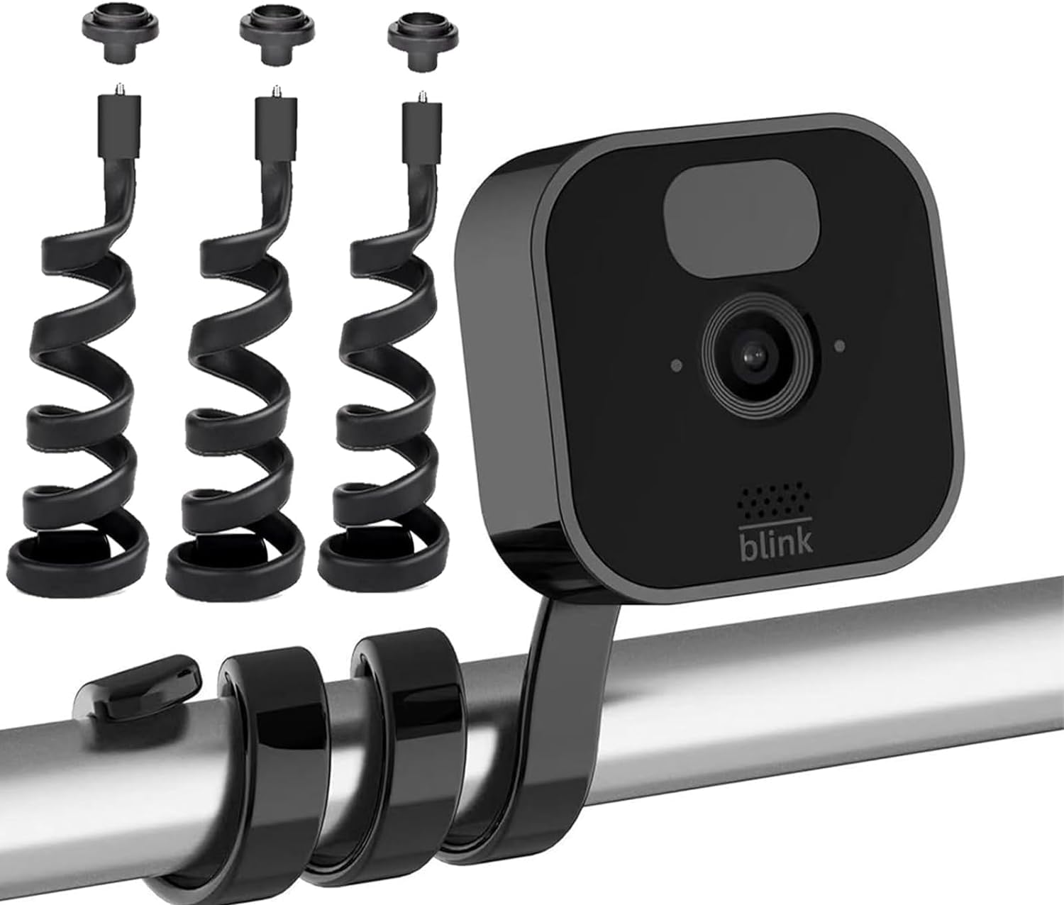 [3 Pack] Flexible Twist Mount for Blink 3rd & 4th Gen Outdoor Camera Mount, Wall Mount for Blink Outdoor/Indoor Camera/Blink Outdoor 4 / Blink Mini/Blink XT/ XT2 Camera Mount, 360° Adjustable Mount