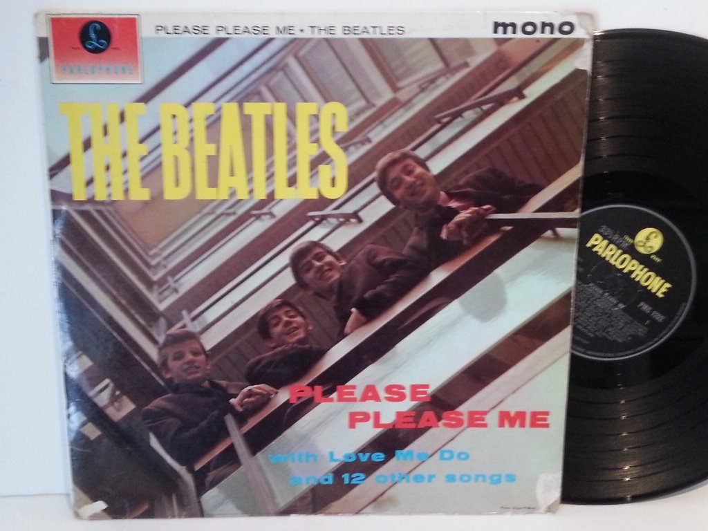 The Beatles PLEASE PLEASE ME, mono. black and yellow label. PMC