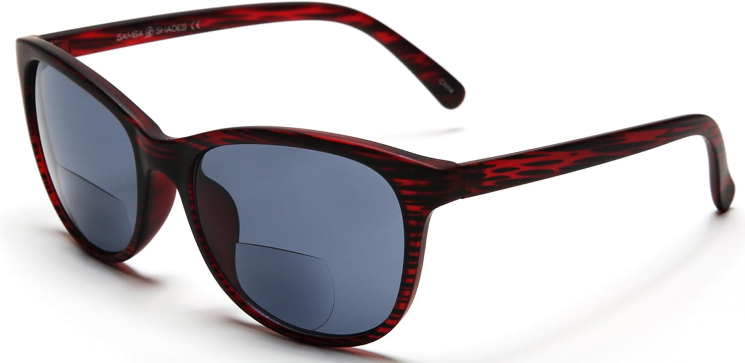 SAMBA SHADES Bifocal Built In Reading Sunglasses Fashion Readers Sun Glasses for Men and Women