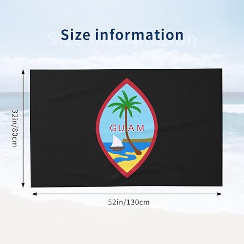 Miniatura 3 de ADOSIA Seal of Guam - Toalla de playa para exteriores, tamaño King