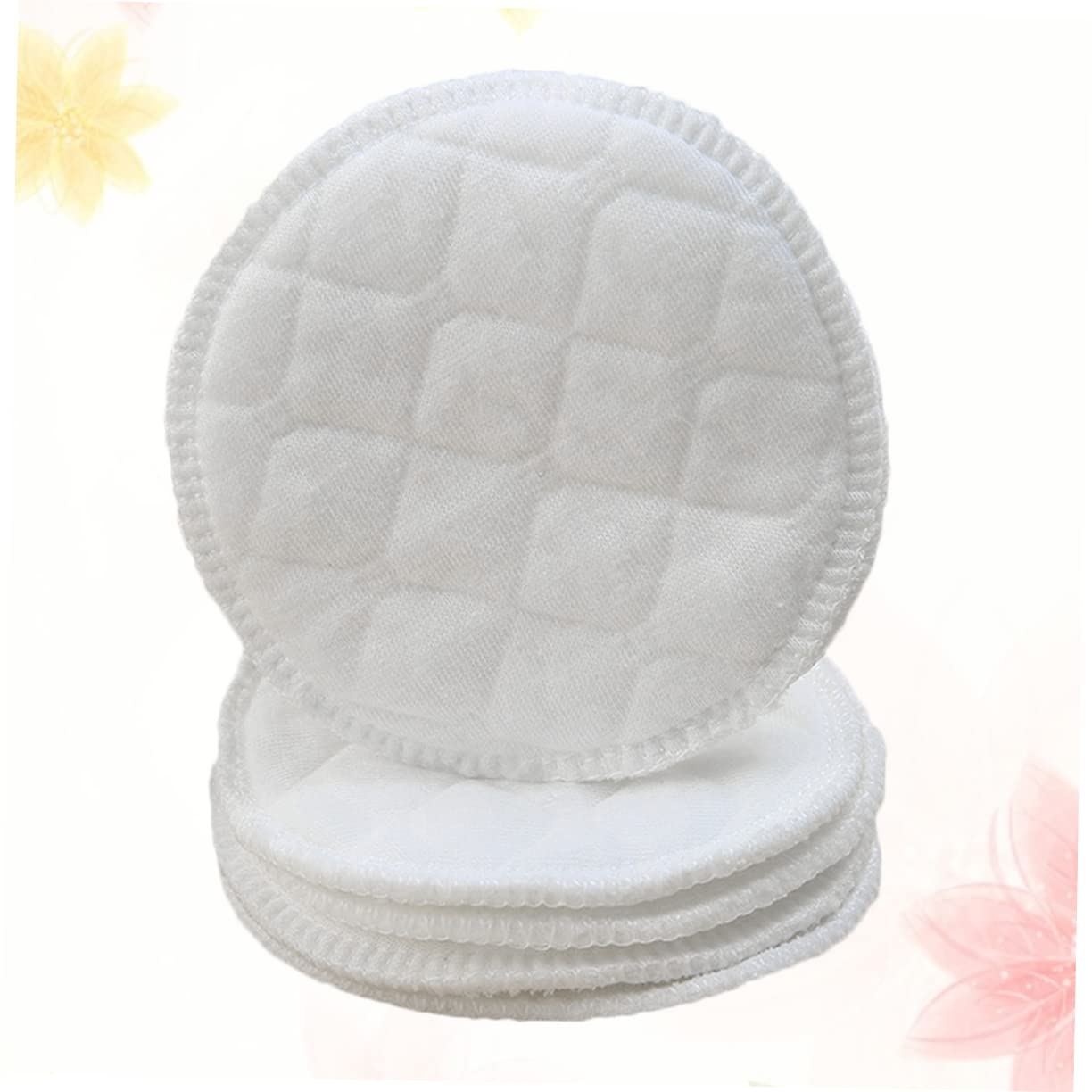 Coppette Assorbilatte Anti-perdita 100 Pezzi Bianco Cotone | Riutilizzabili, per Nursing e Feeding, per Madre Postparto, Supporto Asciutto, Formato 100 Pezzi