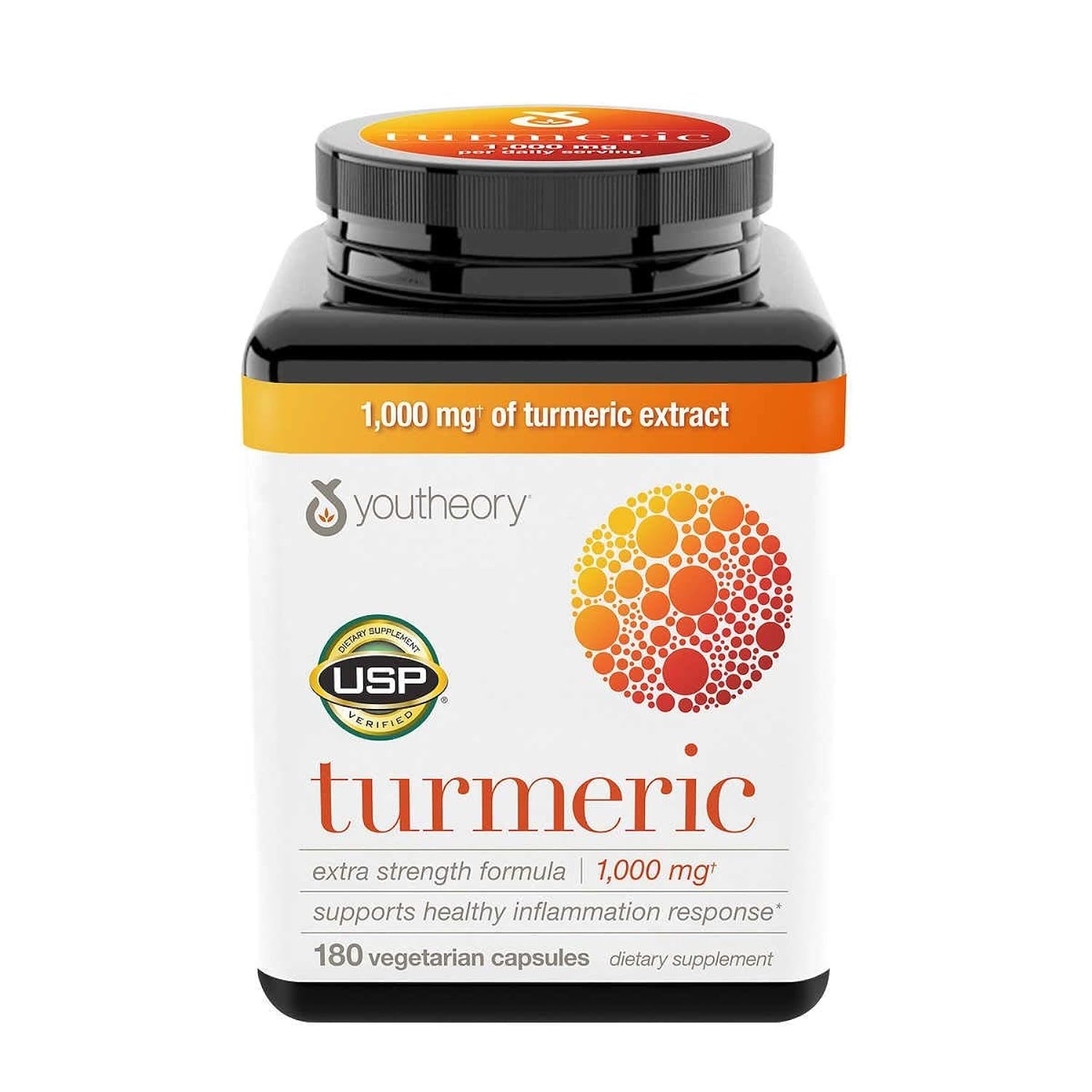Youtheory Turmeric Extra Strength 1000mg (180 Count) (2 Pack)