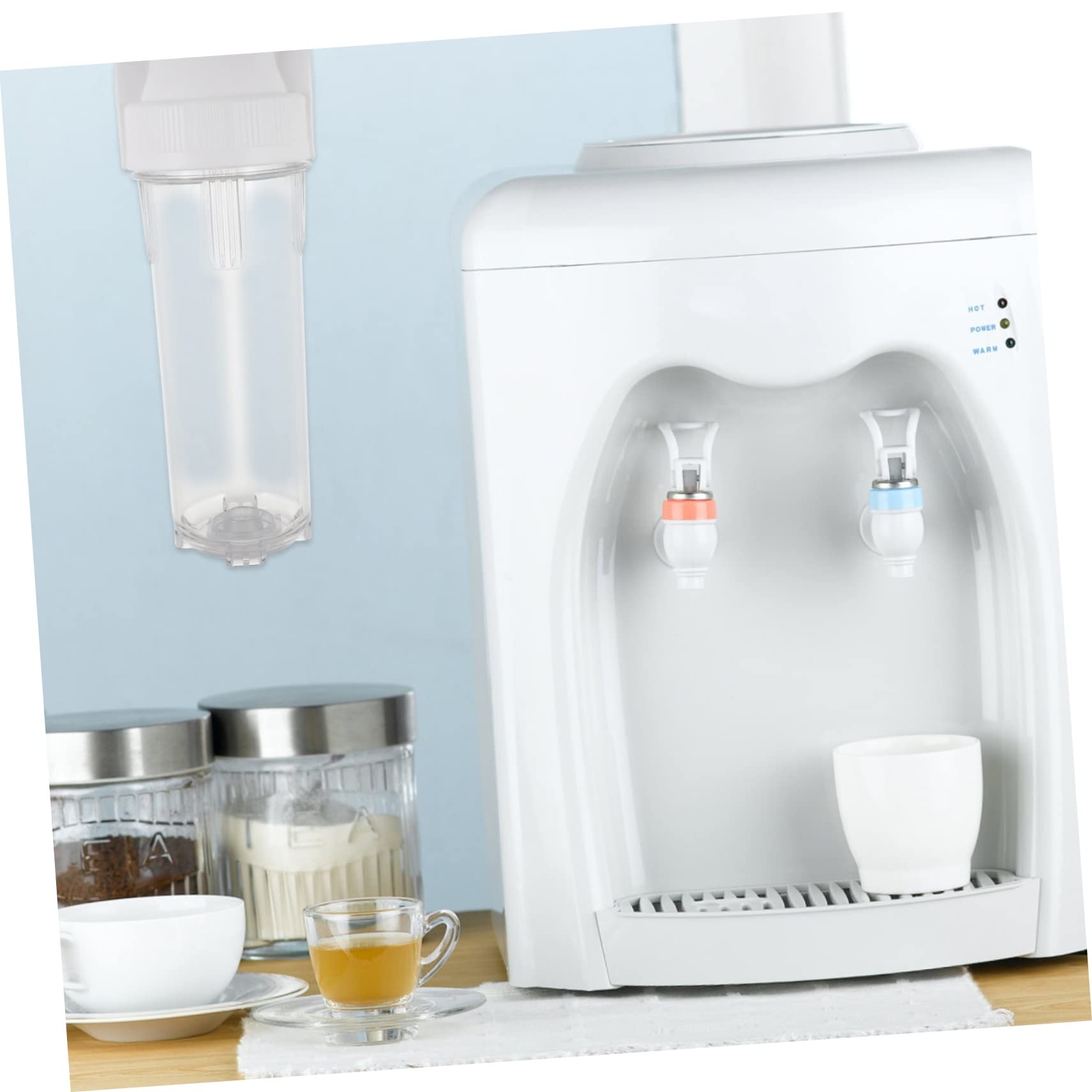 Bouteille Filtrante Purificatrice 10 Pouces, Pet Épaissi, Antidéflagrante, pour Évier Cuisine, Filtre les Impuretés de L'eau