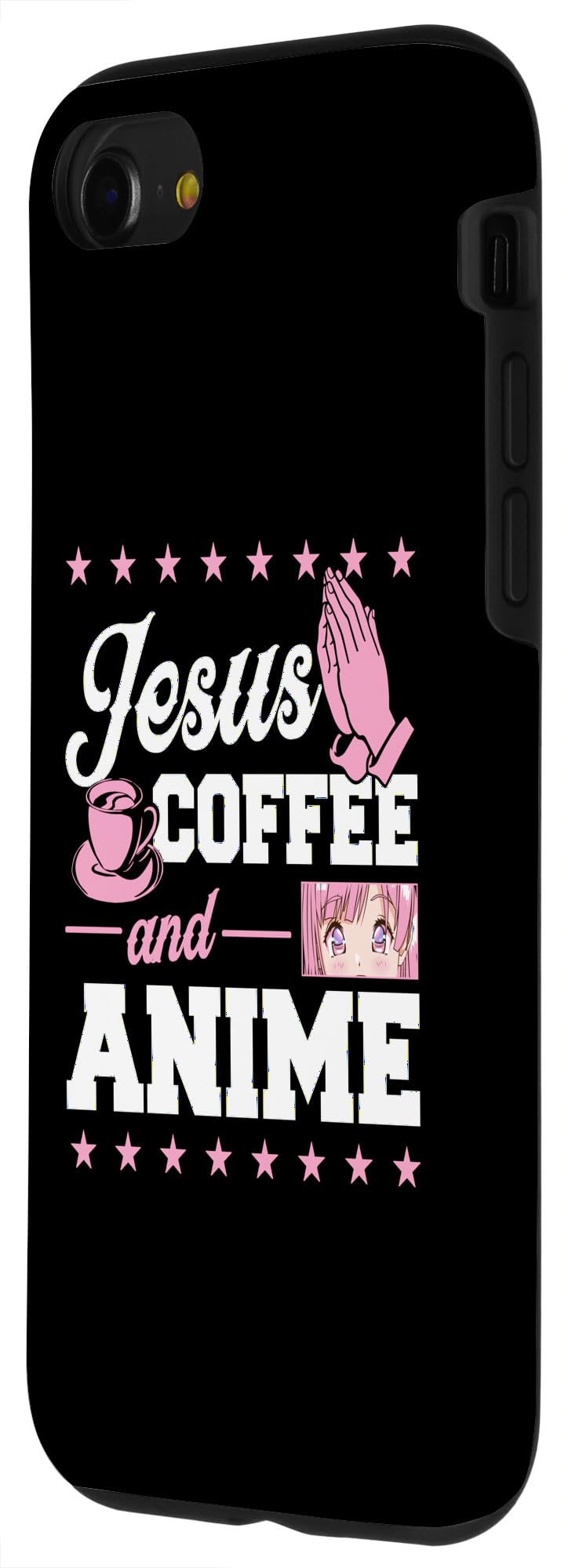 iPhone SE (2020) / 7 / 8 Jesus Coffee And Anime Case - Image 2