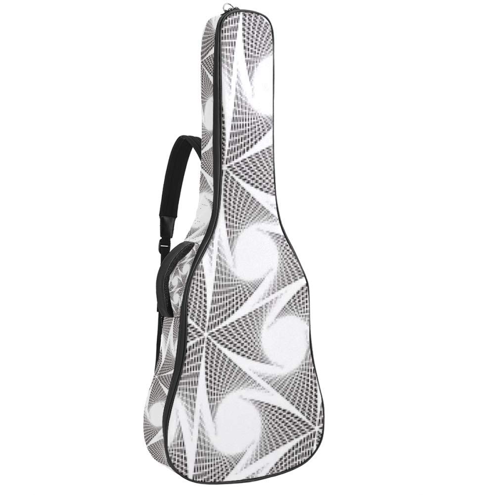 Gitarren-Gigbag, wasserdicht, Reißverschluss, weicher Gitarren-Rucksack, Bass-, Akustik- und klassische Folk-E-Gitarrentasche, leichtes Garn