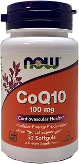 Coq10 100mg (50 softgels) - Now Sports