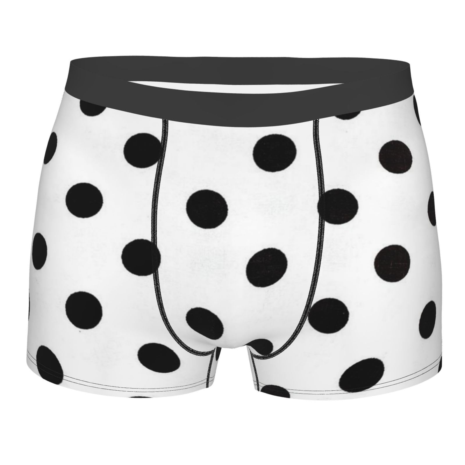 Westch Men's Polka Dot Underwear - Comfortable, Performance-Oriented, Breathable Shorts With Soft-Feel, Stretchable And Anti-Chafing Properties For Everyday Use