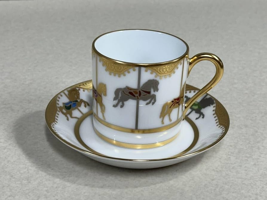 Amazon.co.jp: 品 OKURA 大倉陶園 カップ&ソーサー コーヒー椀皿 1客