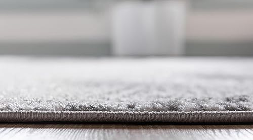 Miniatura 4 de Rugs.com Alfombra de la colección Monte Carlo, alfombra mediana de 9 x 12 pies, color gris oscuro, perfecta para salas de estar, comedores grandes y