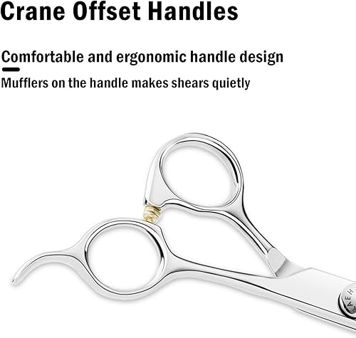 Miniatura 4 de Fcysy Tijeras de adelgazamiento, tijeras profesionales afiladas para adelgazar el cabello de 6 pulgadas, tijeras texturizadoras de peluquería de