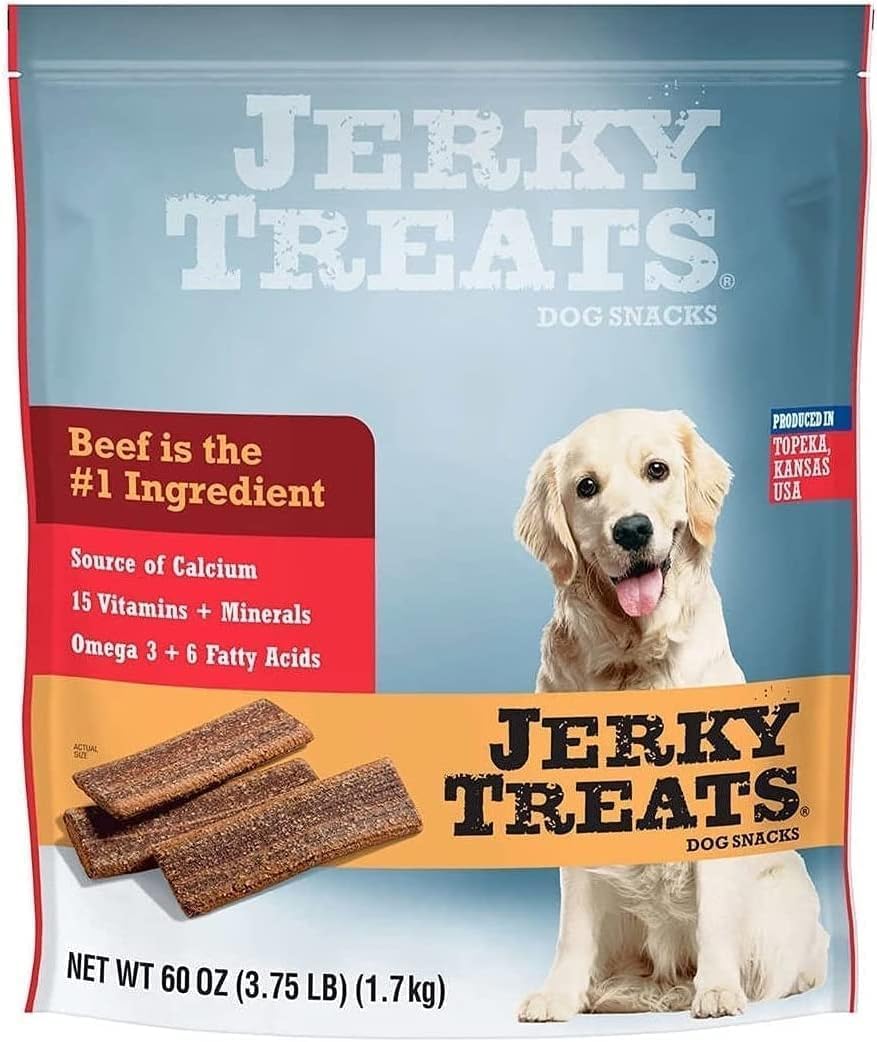 Jerky Treats American Beef Dog Jerky Treats, 60 oz