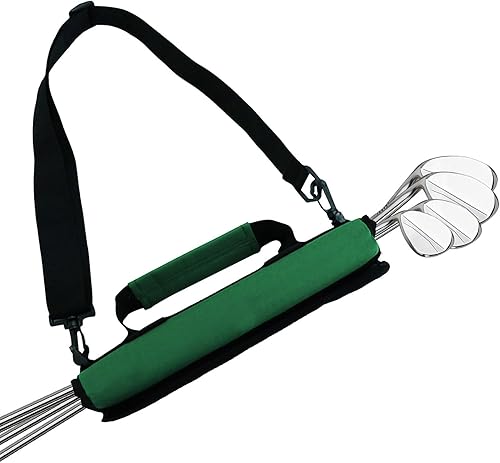 Miniatura 36 de FINGER TEN Bolsa para palos de golf, mini, ligera, para hombres, mujeres, mujeres, niños, con/sin bolsa de bola, portátil para campo de conducción