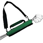 FINGER TEN Golf Club Bag Mini Lightweight for Men Women Ladies Kids with/Without Ball Pouch Pack, Portable for Driving Range Carrier Course Training Case (1 Pack in Green)