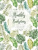 Monthly Budgeting Planner: Budget Organizer Expense Tracker Personal Finance Journal Money Business Journal Tropical Leaves Design