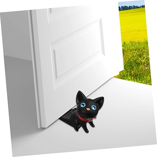 Miniatura 8 de Tope de puerta de cuña, 2 unidades, lindo tope de puerta para gato, tope de puerta decorativo para puerta de animales para el hogar, oficina, parte