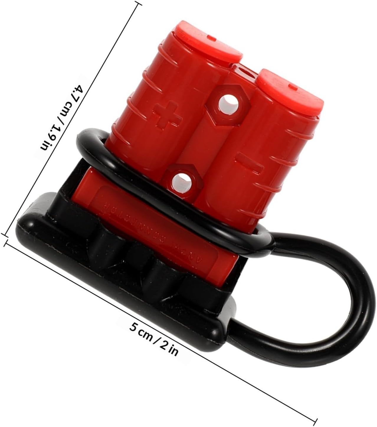 4pcs Battery Quick Connect Disconnect Plug with Strong Conductivity and Sturdy PC Rubber Material for Winches and Trailer Wire Harness Accessories