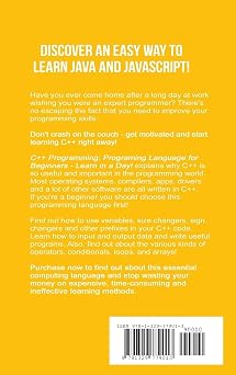 Programming: C ++ Programming: Programming Language For Beginners: LEARN IN A DAY!