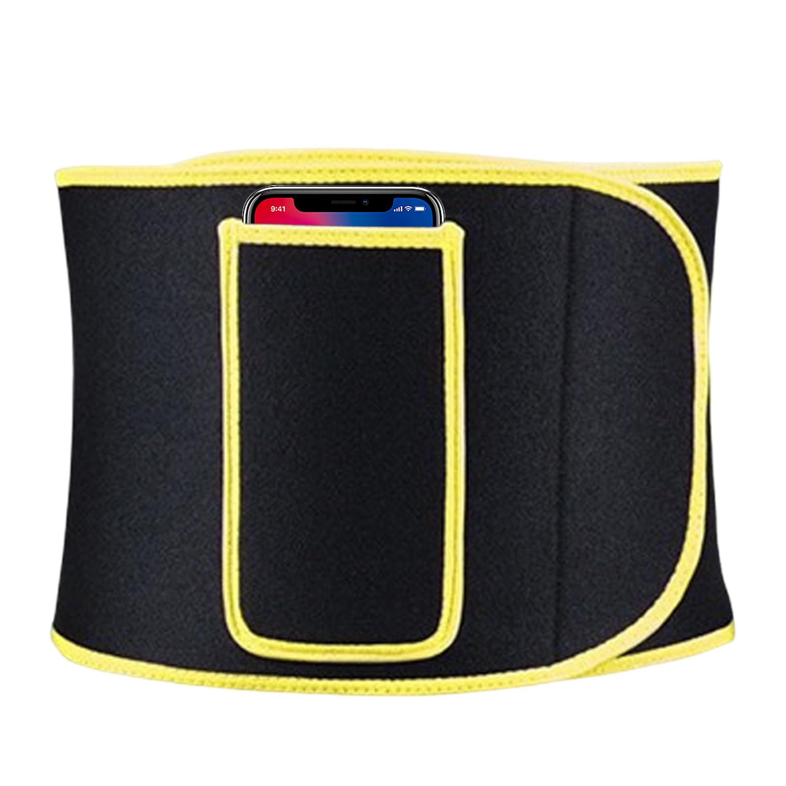 Waist Trimmer - Waist Trainer Belt For Women | Slimming Body Shaper Belt | Adjustable Women Waist Trainer With Side Pockets | Workout Accessories For Adults Men Beginners Enthusiasts