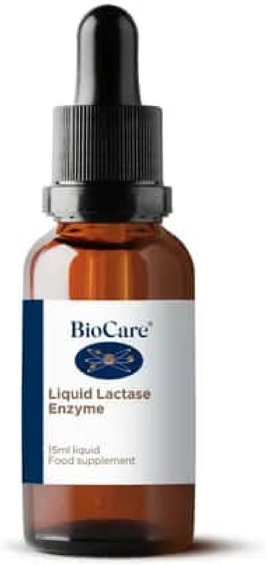 BioCare Lactase Enzyme | High Potency Liquid Designed to Digest Milk Sugar | for People with Lactose Intolerance | Suitable for Vegetarians and Vegans | 15ml