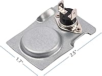 Vista 2 de Adviace Interruptor de termostato magnético para ventilador de chimenea, estufa de leña, chimenea de registro de gas, interruptor magnético